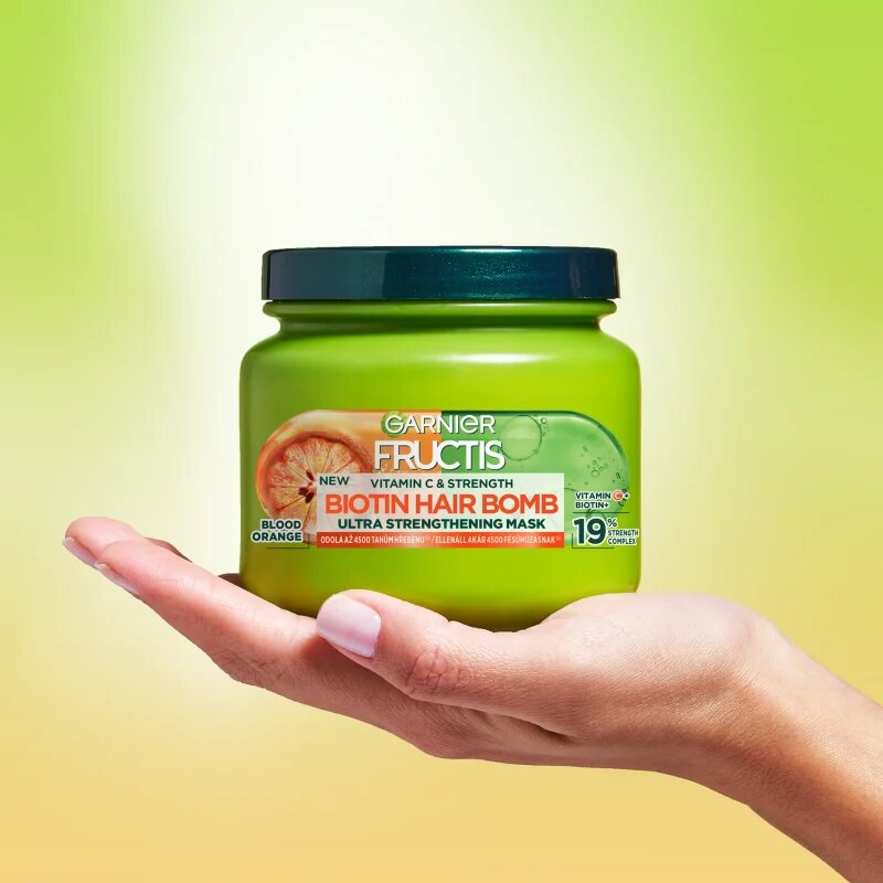 Garnier Fructis Vitamin & Strength mélyen tápláló hajmaszk 320 ml