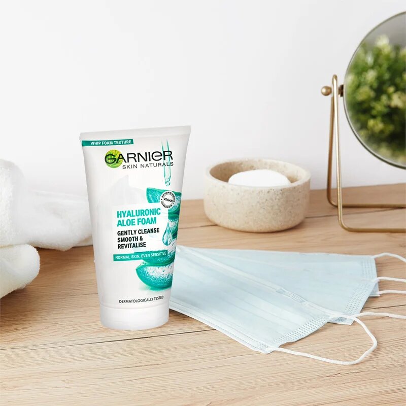 Garnier Hyaluron + Hyaluronic Aloe tisztító hab 150 ml