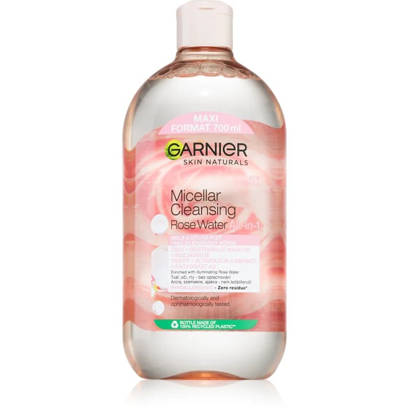 Garnier Micellar micellás víz rózsavízzel 700 ml