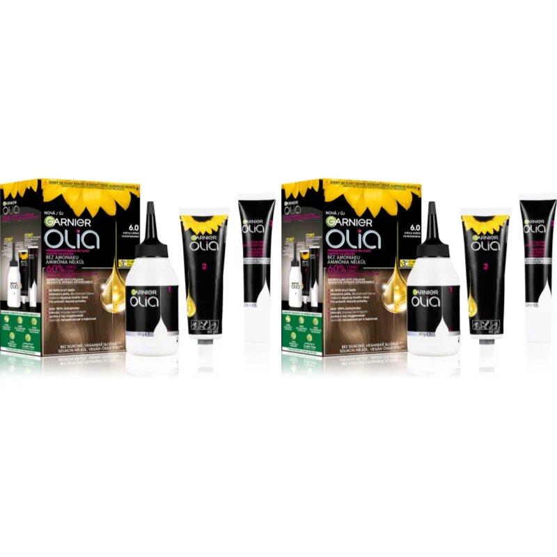 Garnier Olia Big Kit szett árnyalat 6.0 Light Brown