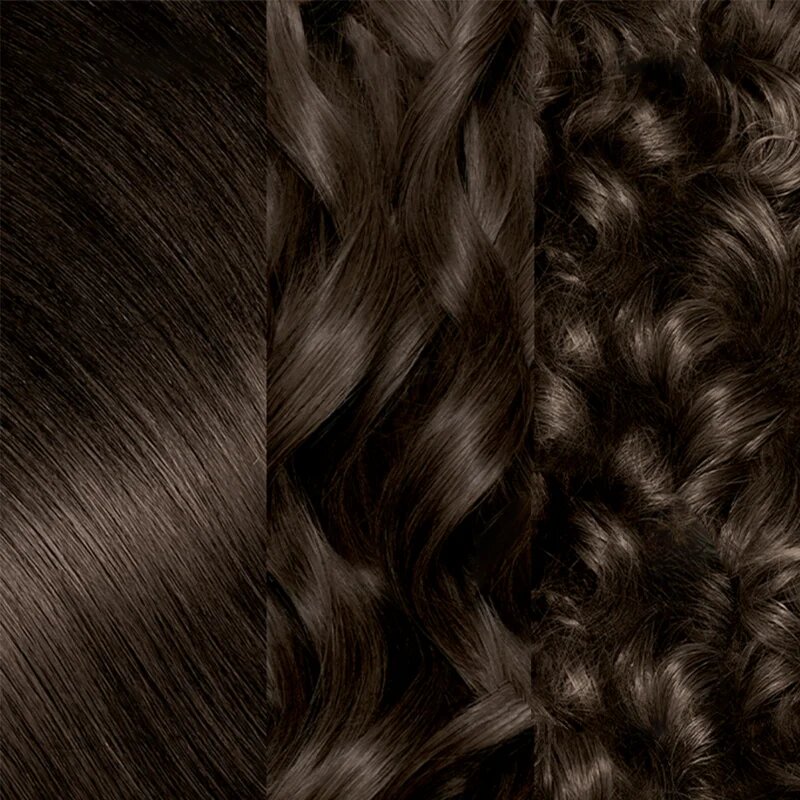 Garnier Olia Big Kit tartós hajfesték árnyalat 5.12 Iridescent Brown 1 db