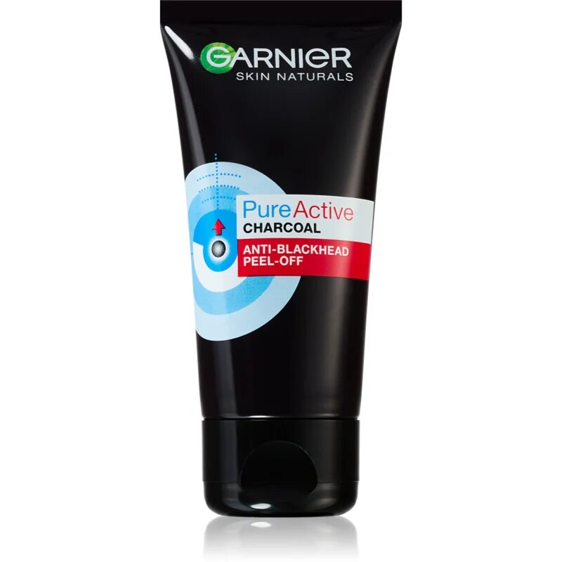 Garnier Pure Active Charcoal mitesszerek elleni lehúzható aktív szén maszk 50 ml