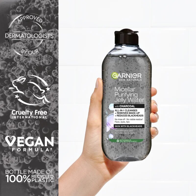 Garnier Pure Active tisztító micellás víz géles textúrájú 400 ml