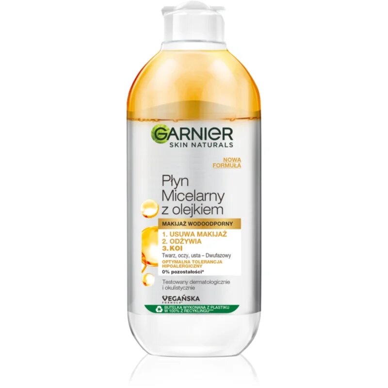 Garnier Skin Naturals kétfázisú micellás víz 3 az 1-ben 400 ml