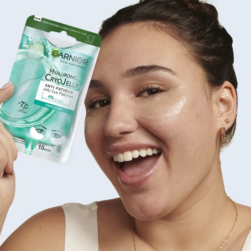 Garnier Textil Masks Cryo Jelly szemmaszk hűsítő hatással 5 g