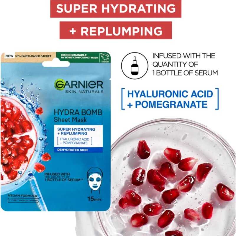 Garnier Textil Masks Party Mix fátyolmaszk szett