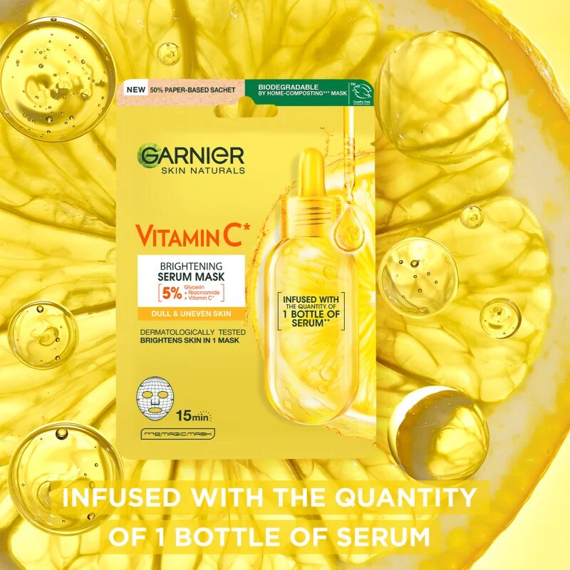 Garnier Textil Masks Party Mix fátyolmaszk szett