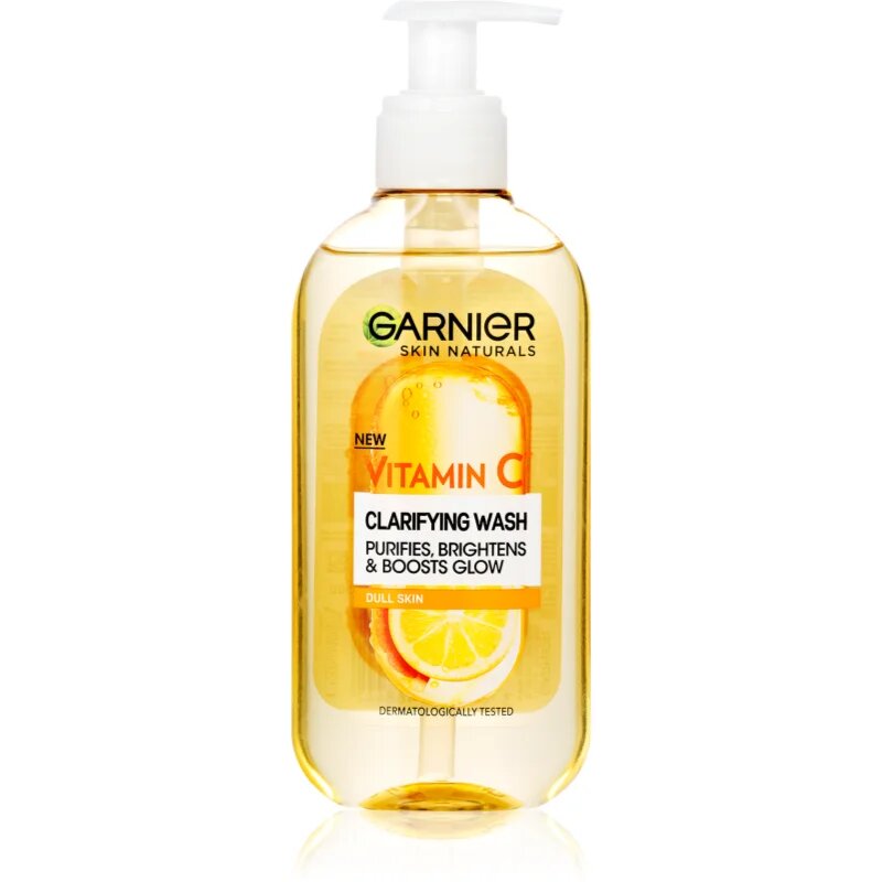 Garnier Vitamin C Fényesítő tisztító gél az arcra 200 ml