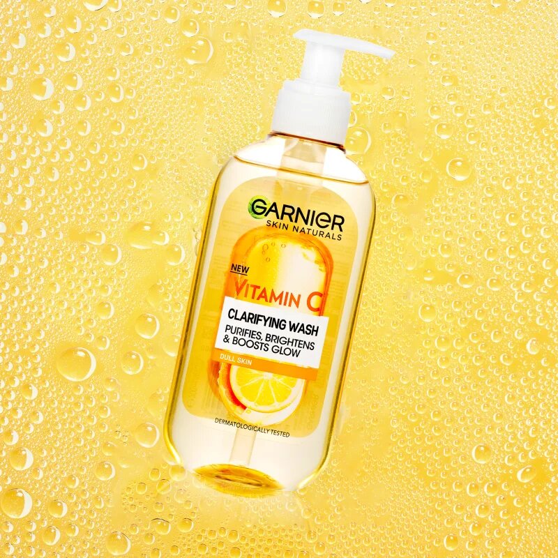 Garnier Vitamin C Fényesítő tisztító gél az arcra 200 ml