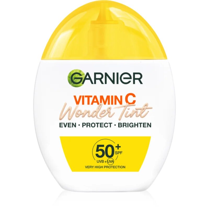Garnier Vitamin C Wonder Tint gyengéd tonizáló fluid SPF 50+ árnyalat Light 40 ml