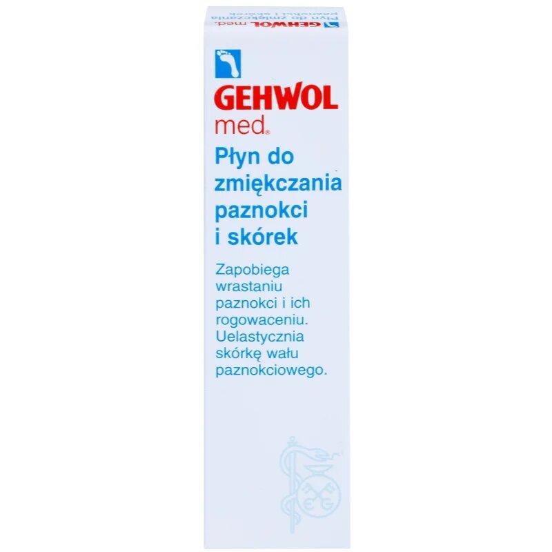 Gehwol MED. bőrpuhító ápolás lábra a benőtt körömre és az erős bőrkeményedések ellen 15 ml