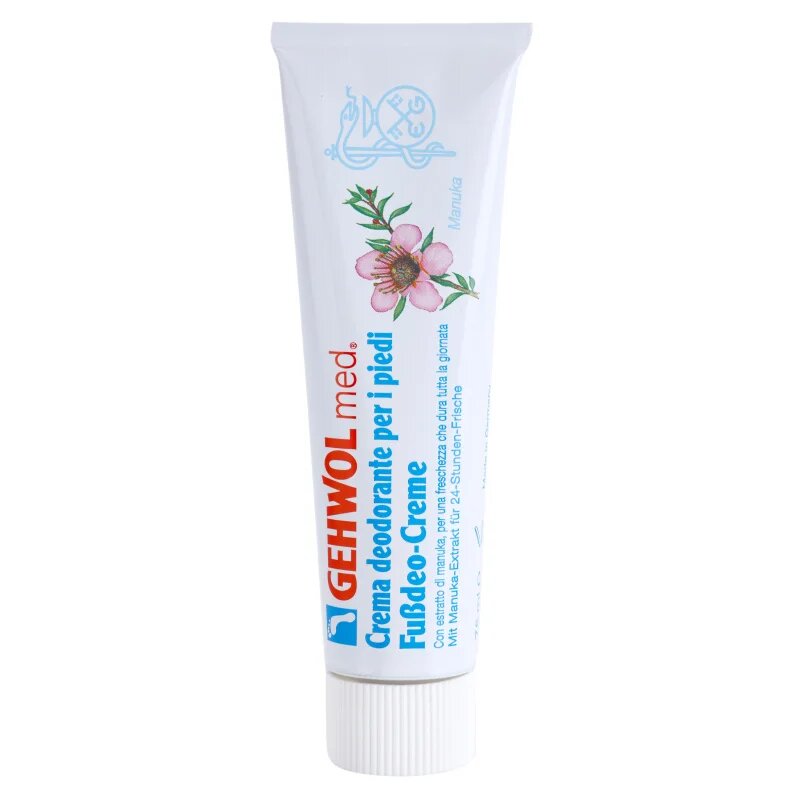 Gehwol MED. intenzív dezodor krém a hosszantartó védelemért lábakra 75 ml