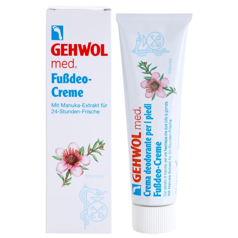 Gehwol MED. intenzív dezodor krém a hosszantartó védelemért lábakra 75 ml