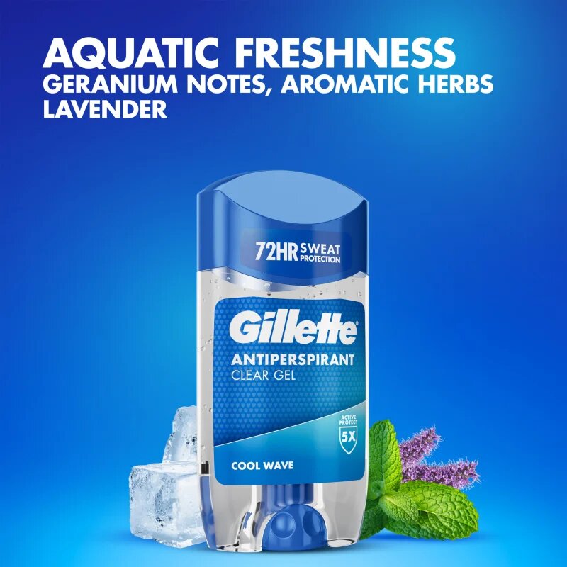 Gillette Cool Wave zselés izzadásgátló uraknak 70 ml