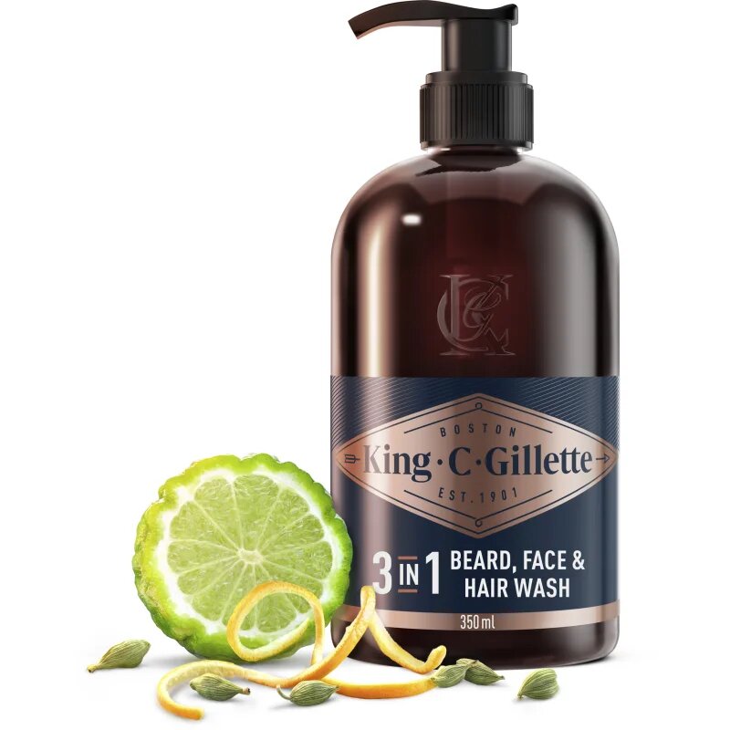 Gillette King C. Beard & Face Wash szakáll sampon 350 ml