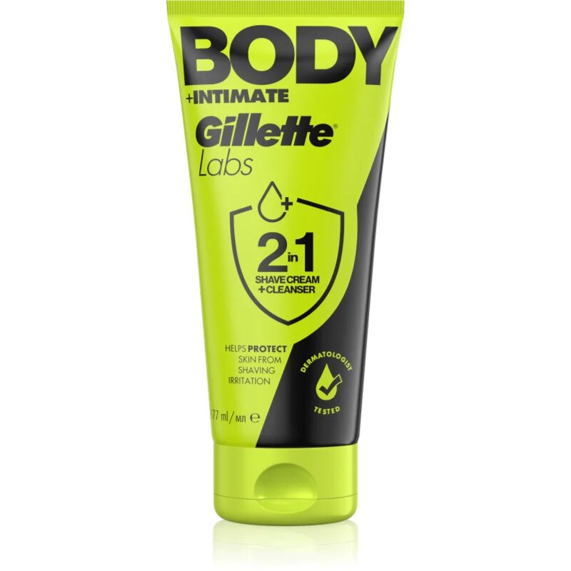 Gillette Labs Body + Intimate borotválkozási hab 2 az 1-ben 177 ml