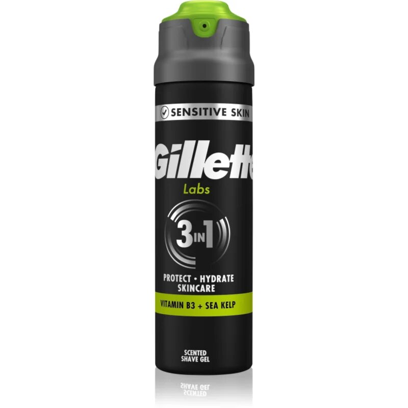 Gillette Labs borotva- és mosakodókrém 3 az 1-ben 198 ml
