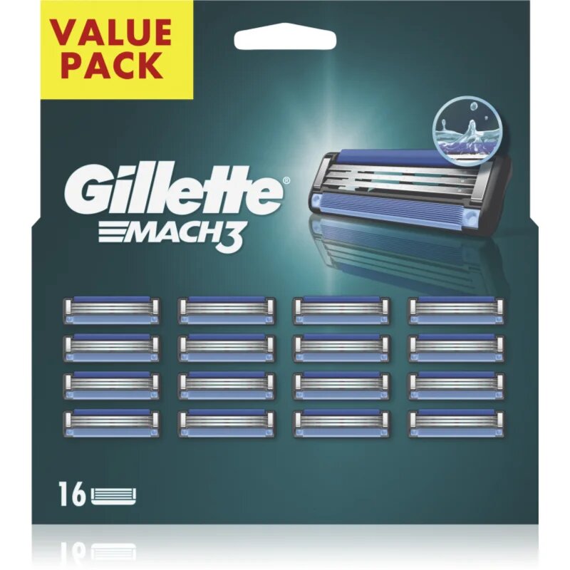 Gillette Mach3 tartalék pengék 16 db