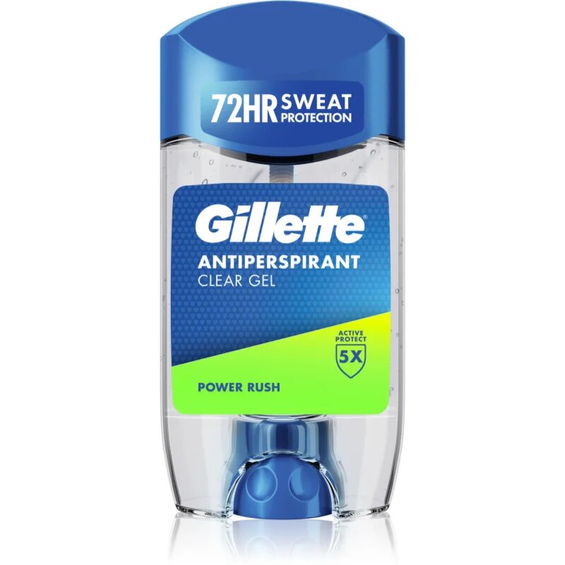 Gillette Power Rush zselés izzadásgátló uraknak 70 ml