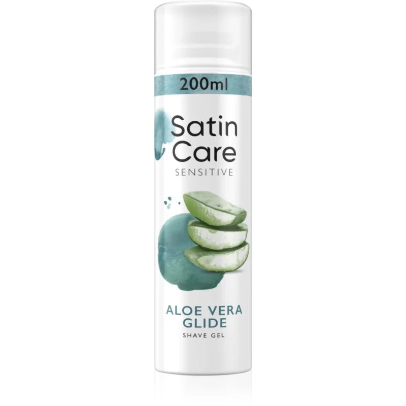 Gillette Satin Care borotválkozási gél hölgyeknek Aloe Vera 200 ml