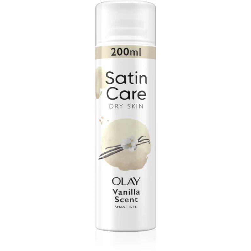Gillette Satin Care borotválkozási gél Vanilla Dream 200 ml