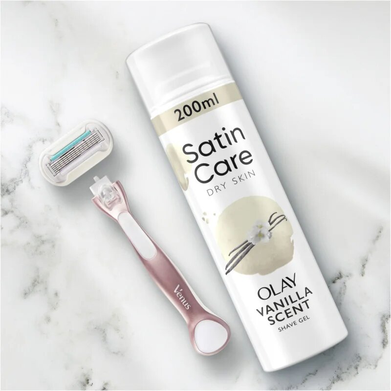 Gillette Satin Care borotválkozási gél Vanilla Dream 200 ml