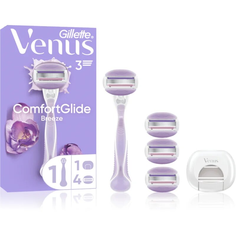 Gillette Venus ComfortGlide Breeze borotva + tartalék pengék 4 db