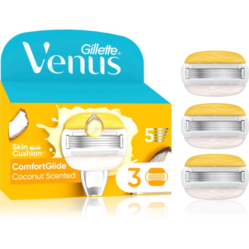 Gillette Venus Comfortglide Coconut tartalék pengék 3 db