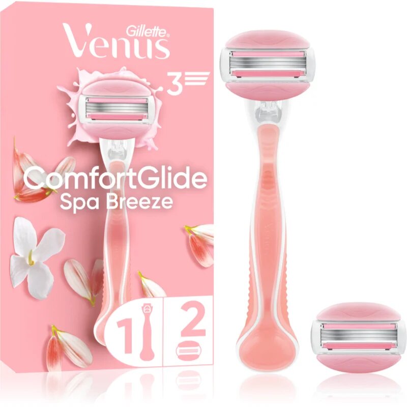 Gillette Venus ComfortGlide Spa Breeze borotva + 2 tartalékfej 1 db