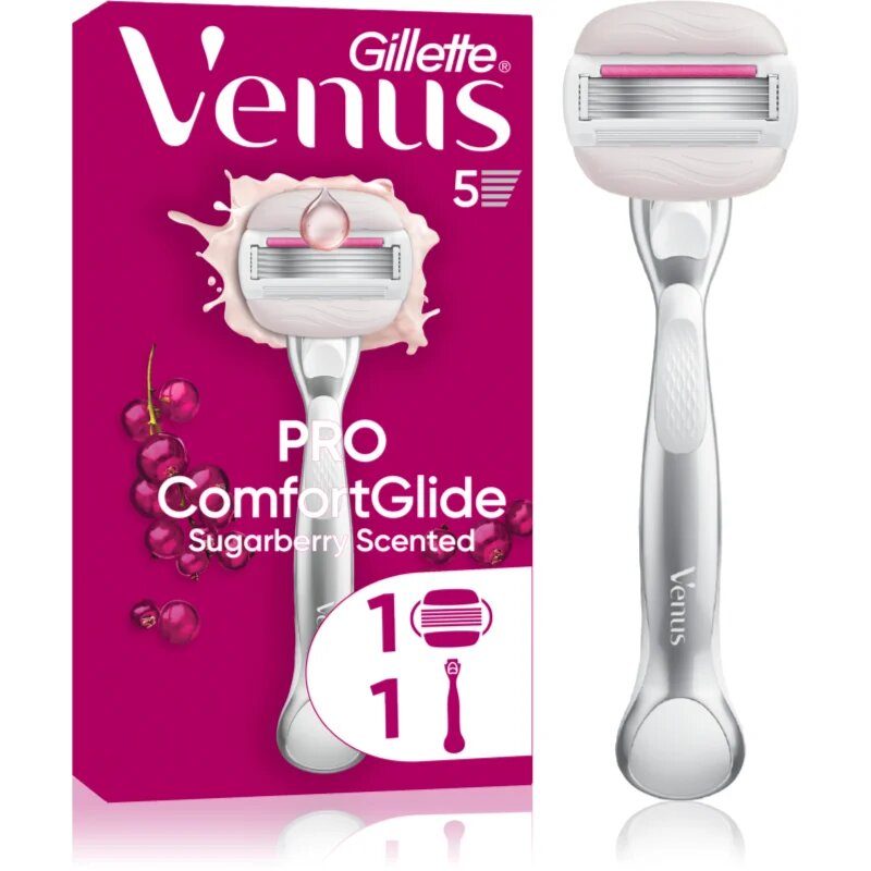 Gillette Venus ComfortGlide Sugarberry borotva cserélhető fejjel 1 db