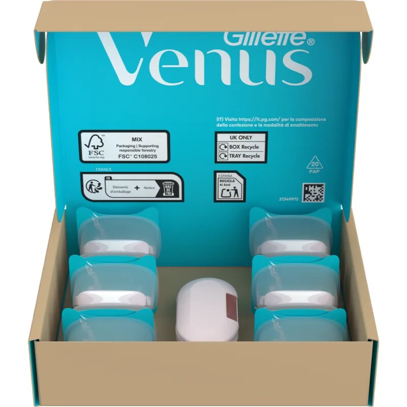 Gillette Venus PRO Smooth Sensitive tartalék pengék + védőburkolat 10 db
