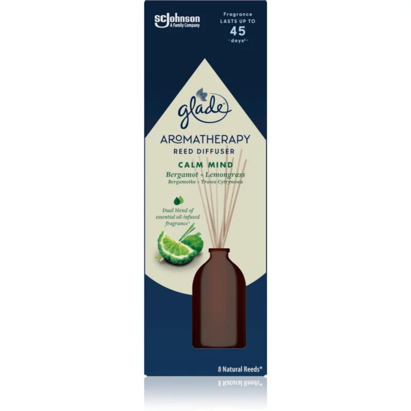 Glade Aromatherapy Calm Mind Aroma diffúzor töltettel Bergamot + Lemongrass 80 ml
