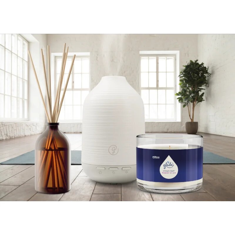 Glade Aromatherapy Calm Mind Aroma diffúzor töltettel Bergamot + Lemongrass 80 ml
