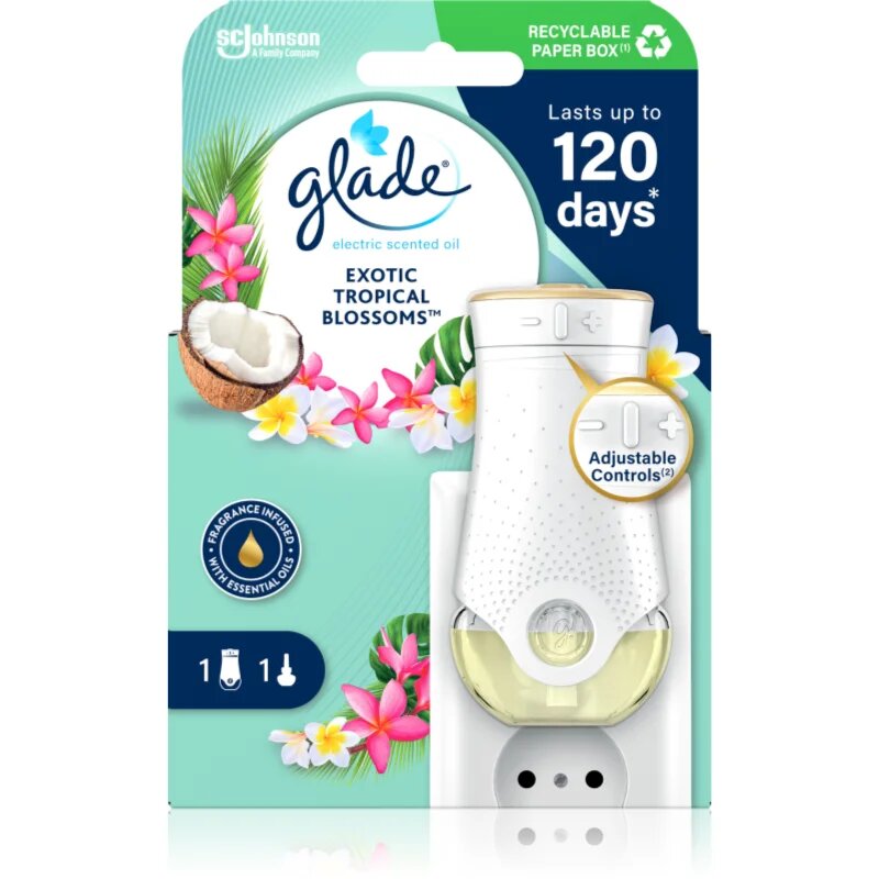 Glade Exotic Tropical Blossoms elektromos légfrissítő 20 ml