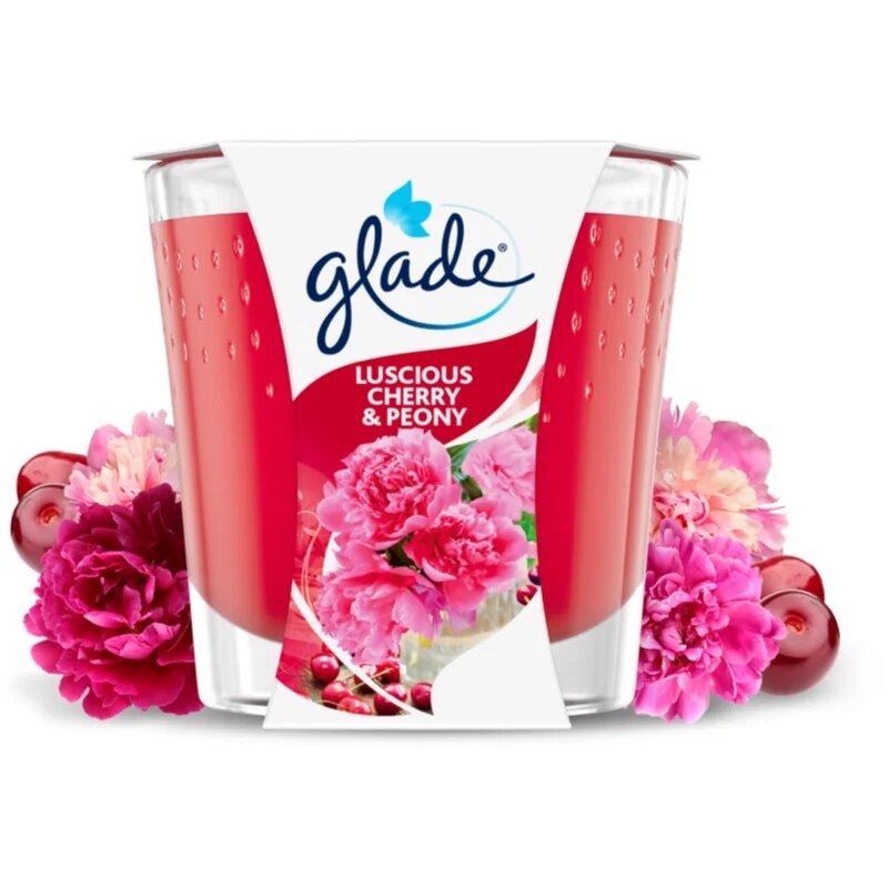 Glade Luscious Cherry & Peony illatgyertya 70 g