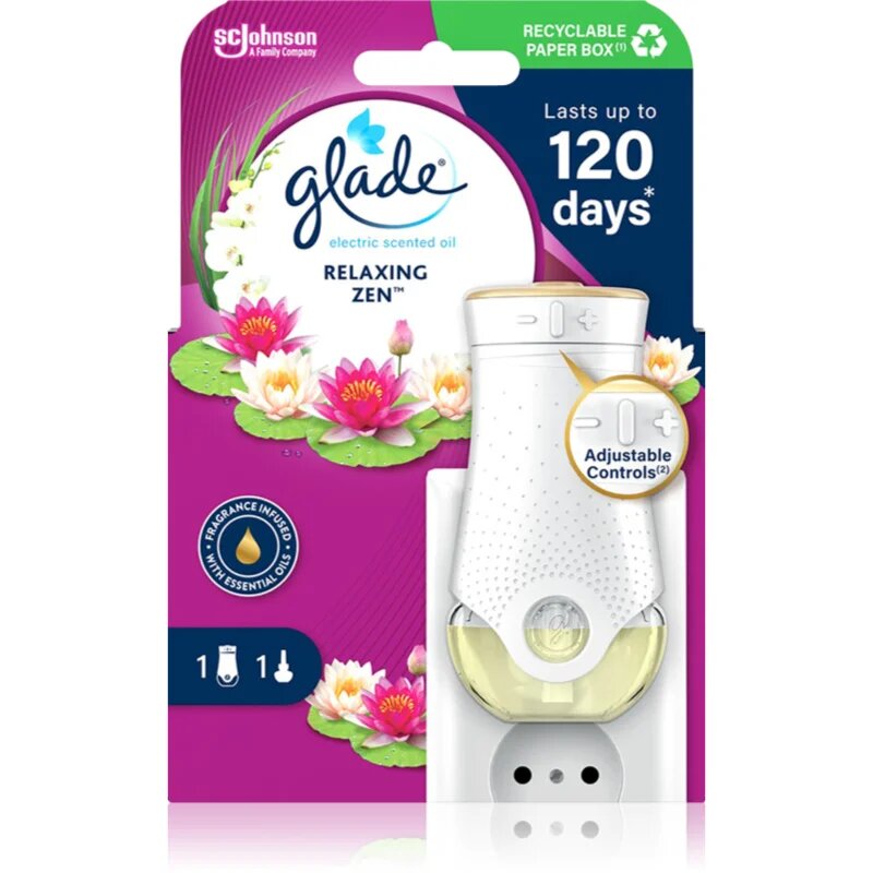 Glade Relaxing Zen elektromos légfrissítő 20 ml