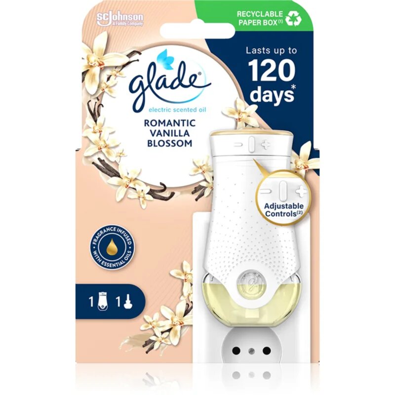 Glade Romantic Vanilla Blossom elektromos diffúzor 20 ml