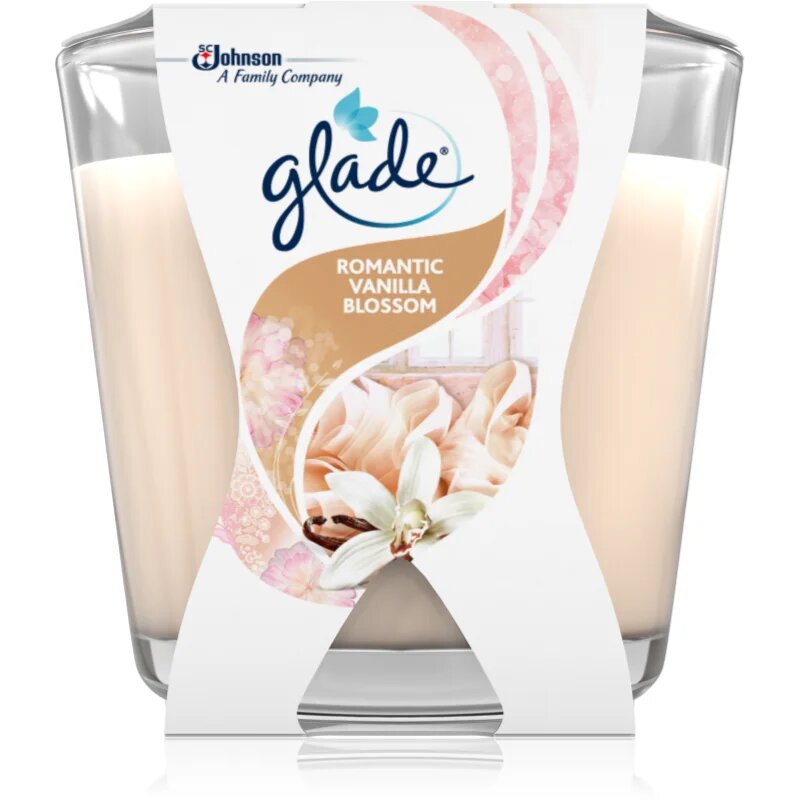 Glade Romantic Vanilla Blossom illatgyertya 70 g