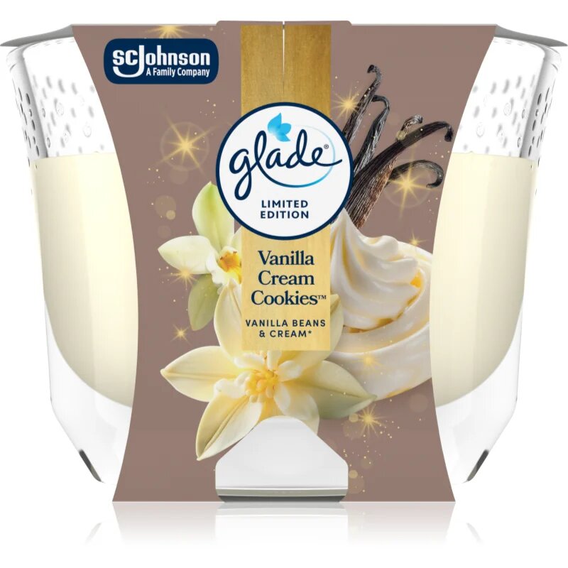 Glade Vanilla Cream Cookies illatgyertya 204 g
