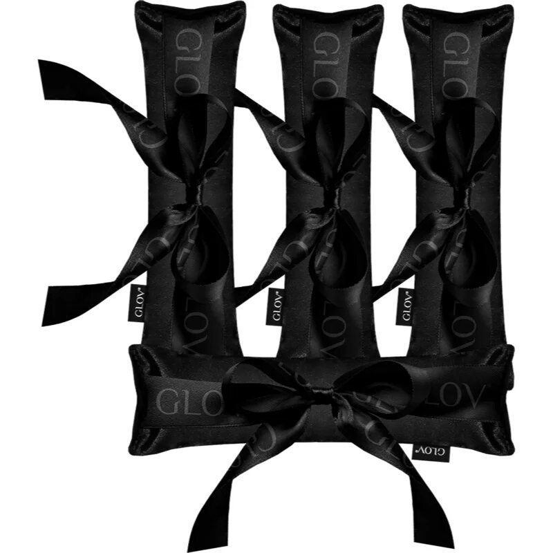 GLOV CoolCurl Ribbon Rollers hajkiegészítő hullámok formázására Black 4 db