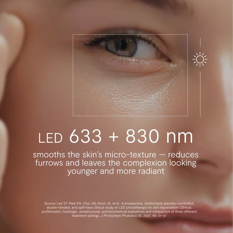 GLOV LunaEye Therapy Patches LED kezelőmaszk a szem alatti sötét karikákra 1 db