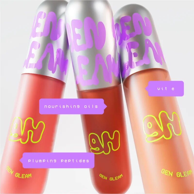 Glow Hub Gen Gleam hidratáló ajakfény árnyalat Milked 3 ml