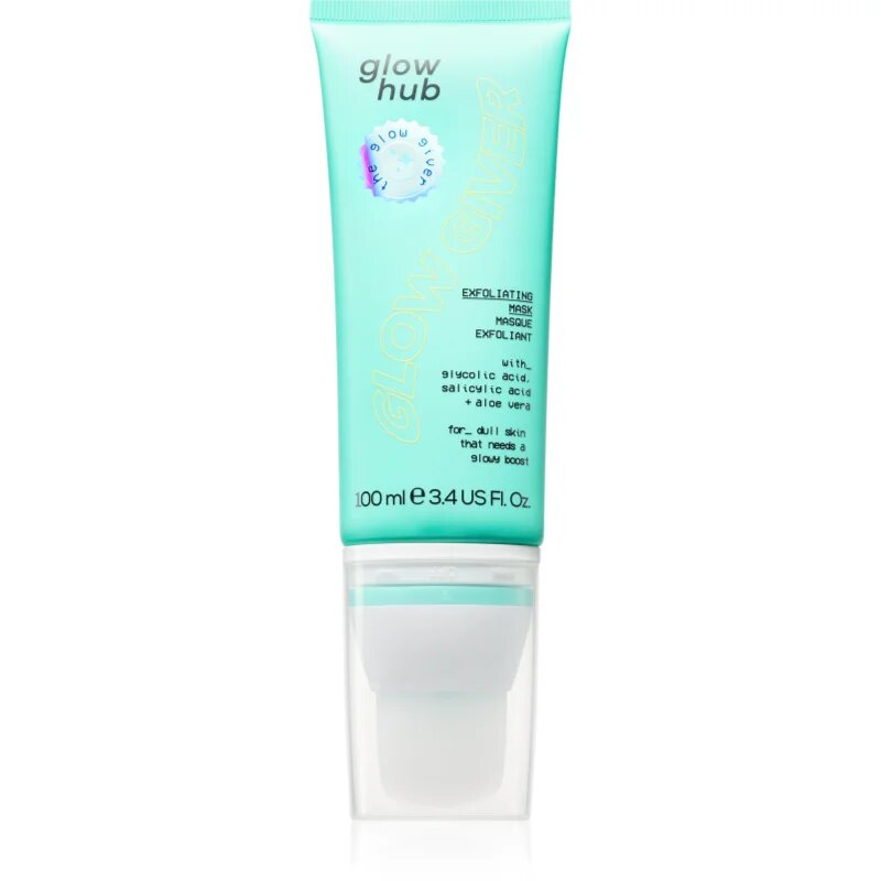 Glow Hub Glow Giver hámlasztó maszk az élénk bőrért 100 ml