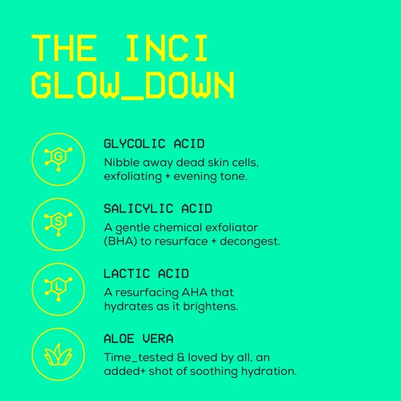 Glow Hub Glow Giver hámlasztó maszk az élénk bőrért 100 ml