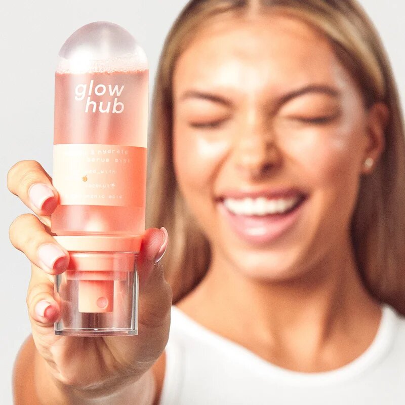 Glow Hub Nourish & Hydrate hidratáló és tápláló szérum barack kivonattal 90 ml