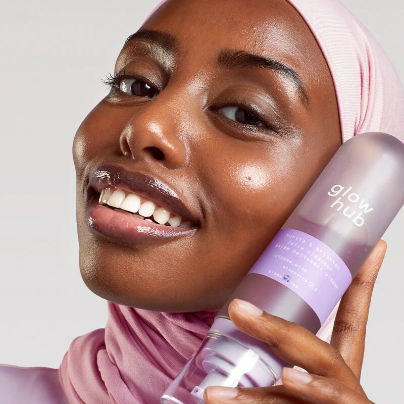 Glow Hub Purify & Brighten Fényesítő tisztító gél 120 ml