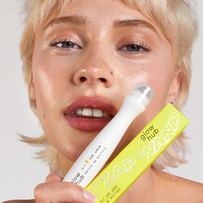 Glow Hub Zit Zap Wand helyi ápolás a pattanásos bőr hibáira 15 ml