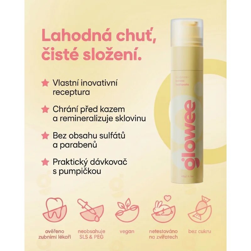 Glowee Banana fehérítő fogkrém 60 g