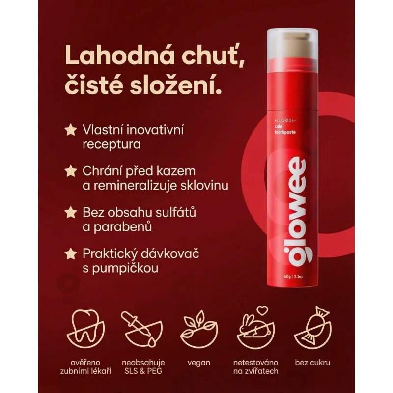 Glowee Cola fehérítő fogkrém Cola 60 g