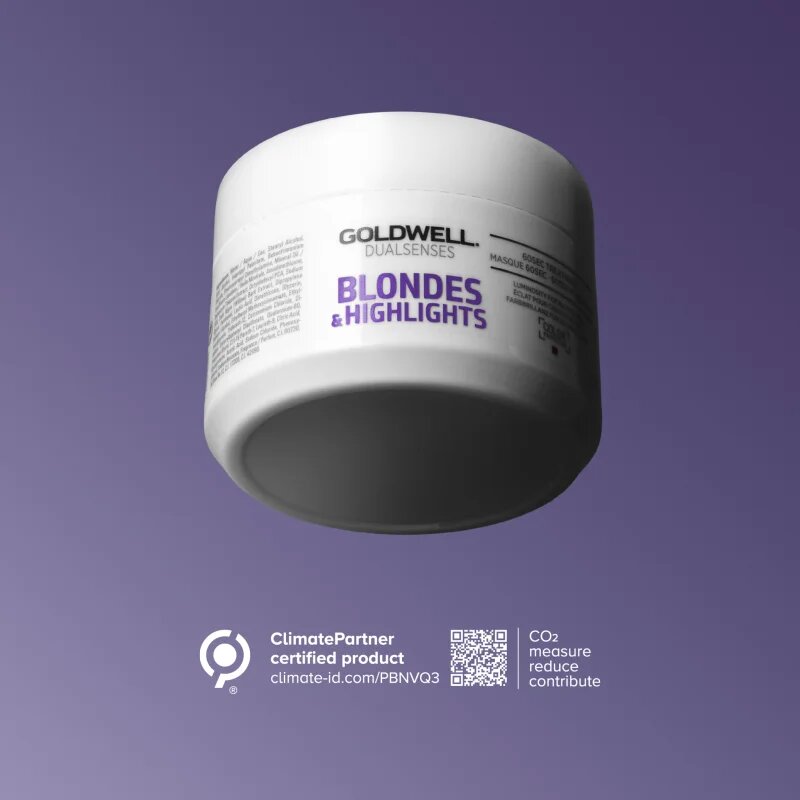 Goldwell Dualsenses Blondes & Highlights regeneráló maszk semlegesíti a sárgás tónusokat 200 ml